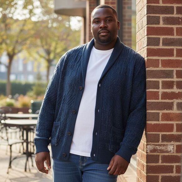 NWT AMERICAN EAGLE Men's Cardigan Sweater Sz XXL - Picture 10 of 10